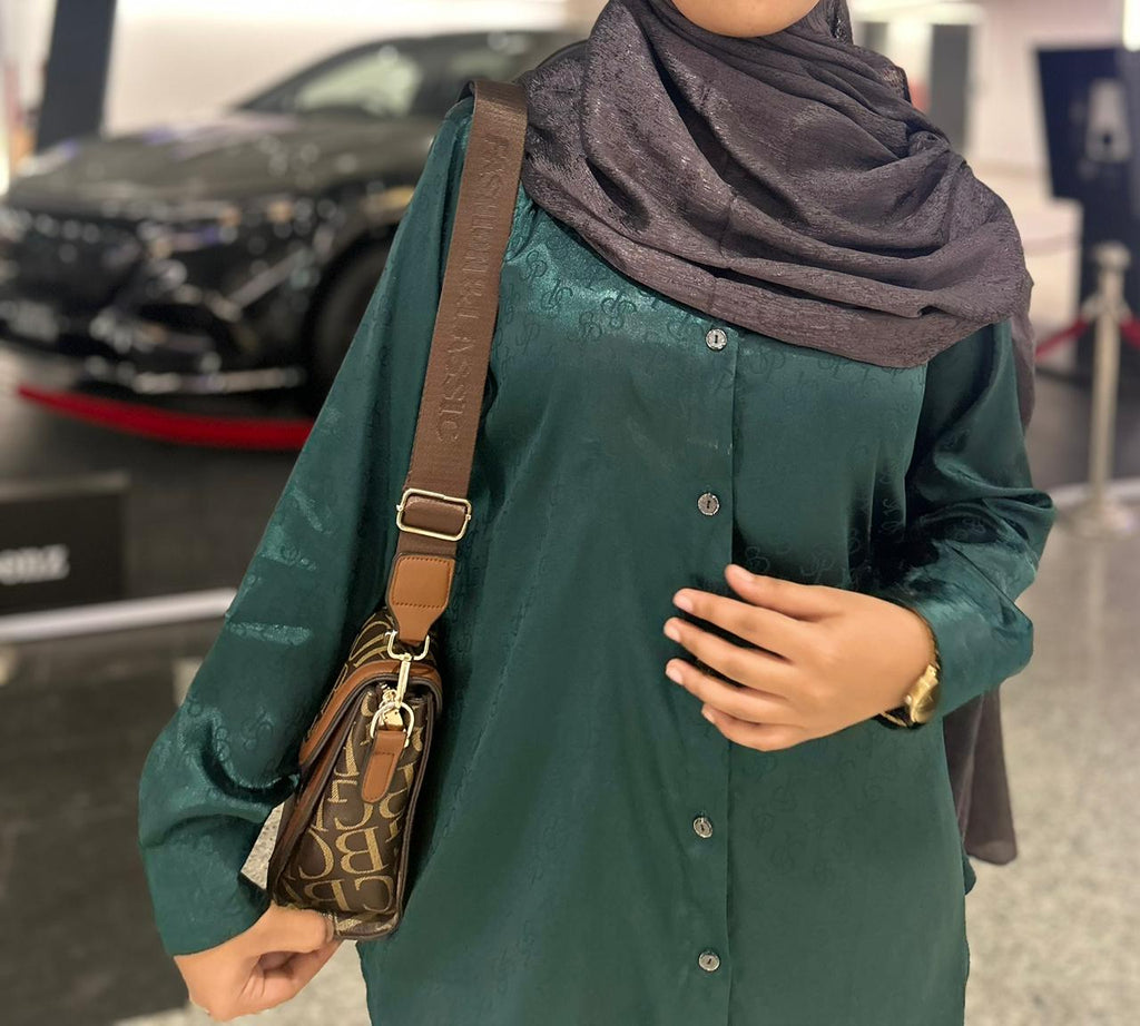 Luxury World Satin Silk Printed Shirt