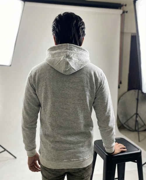 Luxury World Essential Hoodie – Ash Grey